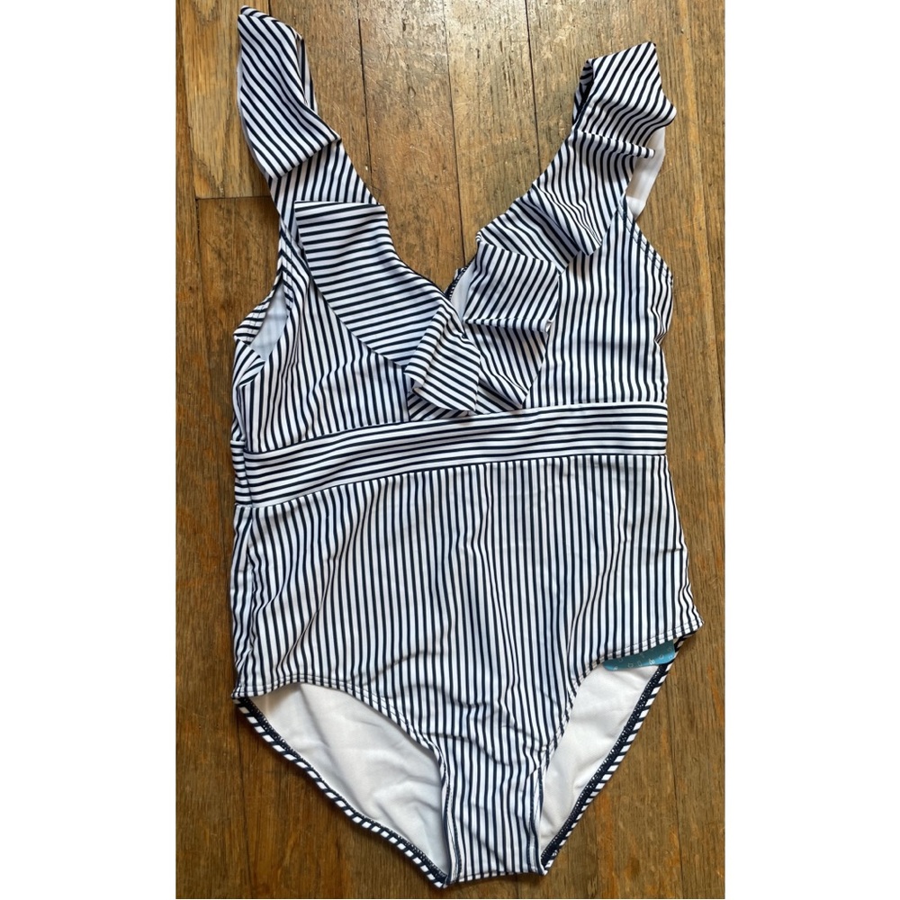 Iffei Girls One Piece Swimsuit  ~ sz 8 / 9 yr